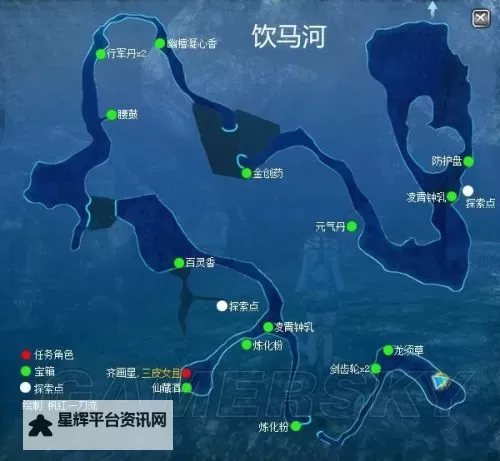 《仙剑奇侠传6》全地图 仙剑6宝箱跳跳乐及支线全地图攻略图1