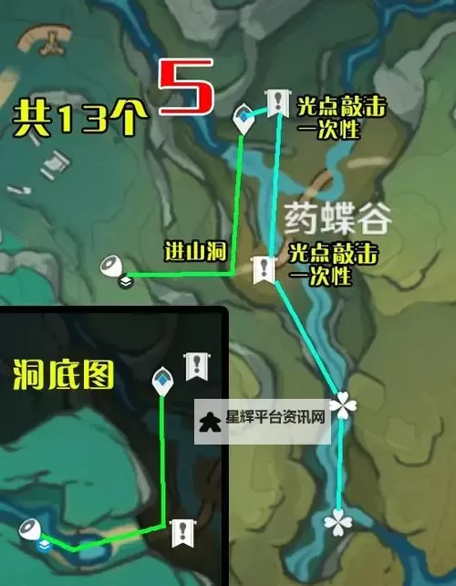 《原神》清水玉采集线路推荐图2
