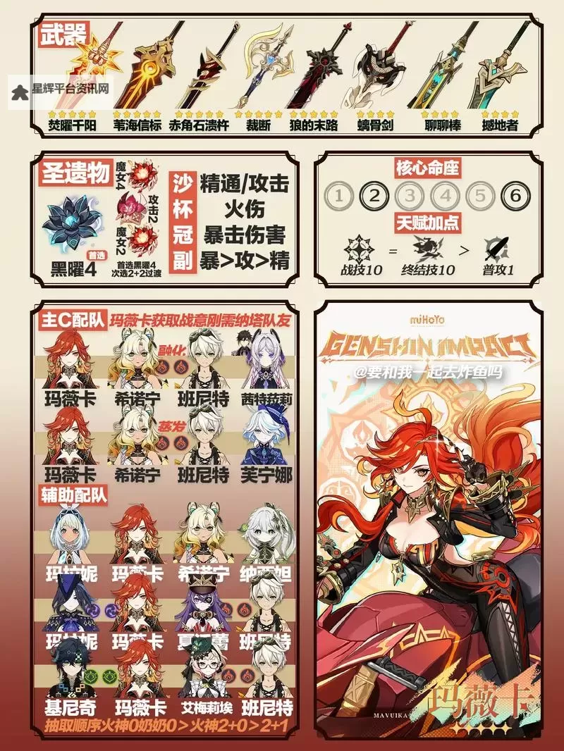 《原神》4.5千织一图流配装指南 千织武器与圣遗物推荐图1