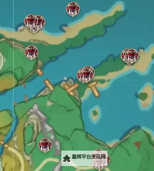 《原神》3.3版刀镡高效收集路线图1