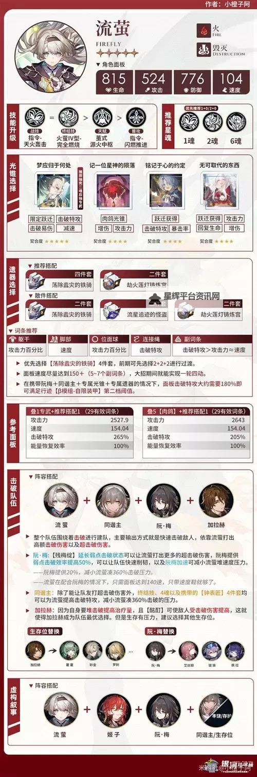 《崩坏星穹铁道》流萤抽取建议图1