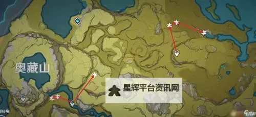 《原神》4.5每日圣遗物调查点及路线分享图2