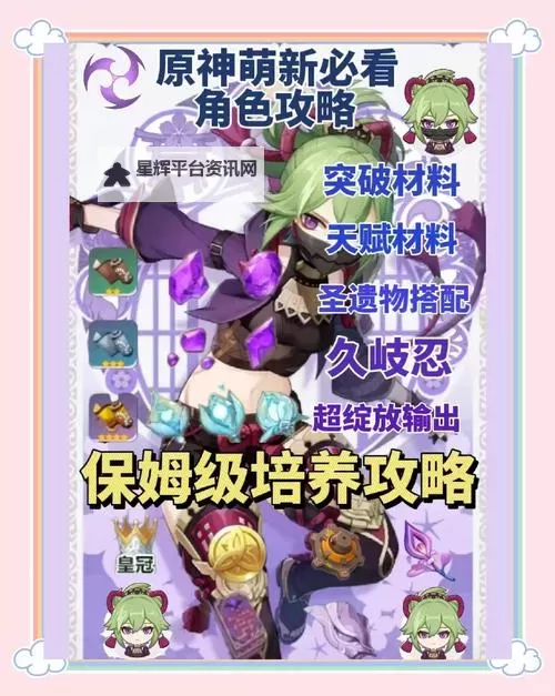 《原神》4.2下半卡池三角色培养攻略 香菱/久岐忍/绮良良配装配队推荐图1