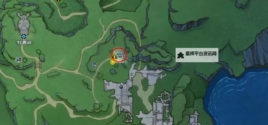 《塔瑞斯世界》迷雾森林西宝箱钥匙位置图1