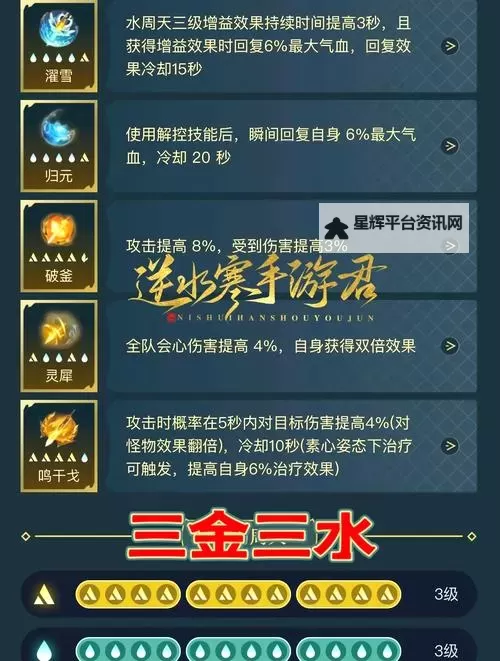 《逆水寒手游》全职业技能、内功搭配攻略 偷师选择推荐图1