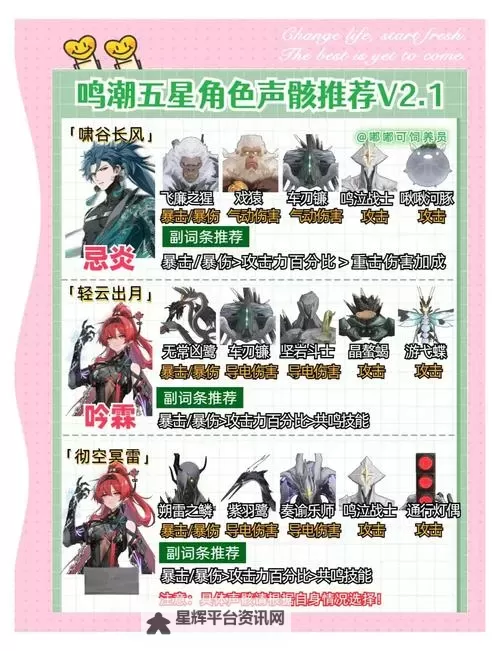 《鸣潮》珂莱塔武器声骸选择与配队推荐图1