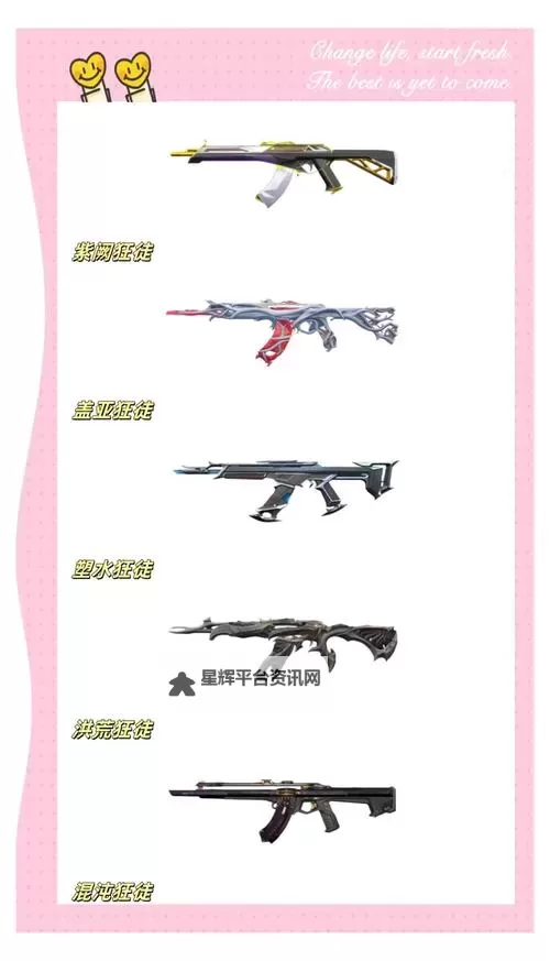 《无畏契约》4.26外网皮肤排行榜图1