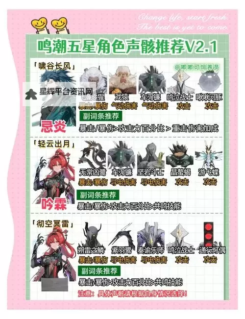 《鸣潮》秧秧声骸搭配参考图1