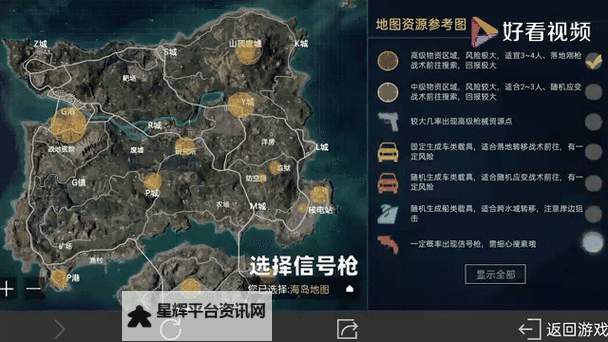 《绝地求生》老地图信号枪刷新位置图文解析 绝地求生信号枪在哪刷图2