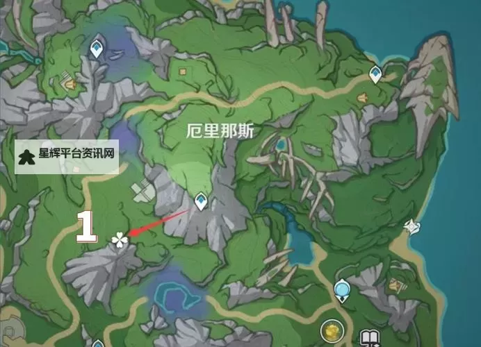 《原神》4.0枫丹地灵龛位置一览图1