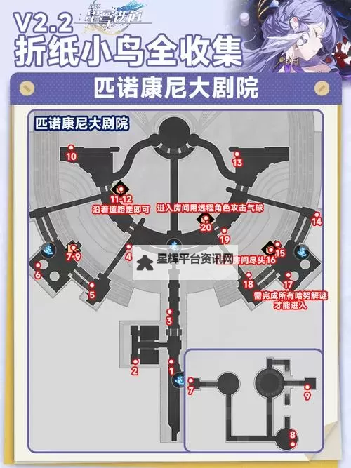 《崩坏星穹铁道》克劳克影视乐园折纸小鸟收集指南图1