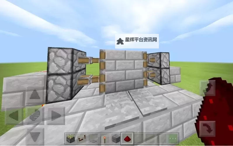 《我的世界》2X2活塞门图文教程图2