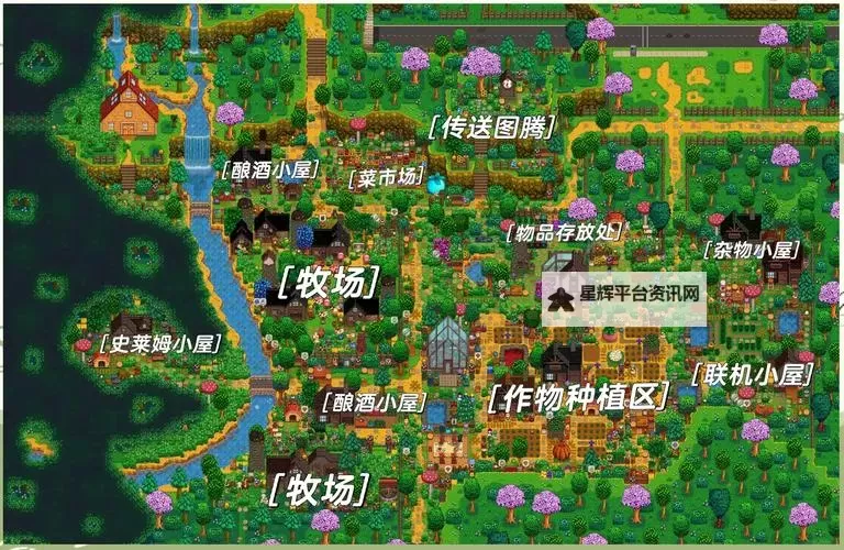 《星露谷物语》1.6草原农场布局介绍图2